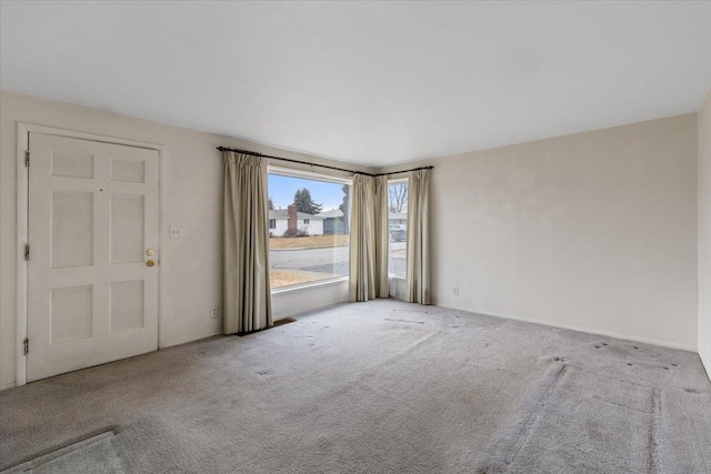 spare room with carpet