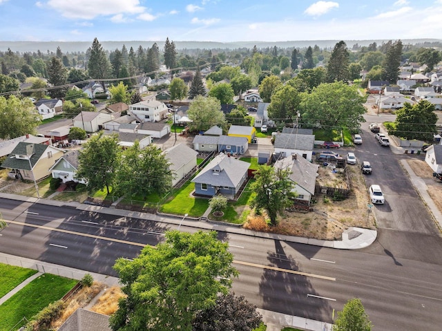 bird's eye view featuring a residential view