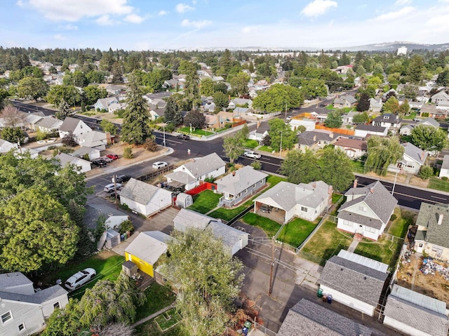 birds eye view of property featuring a residential view