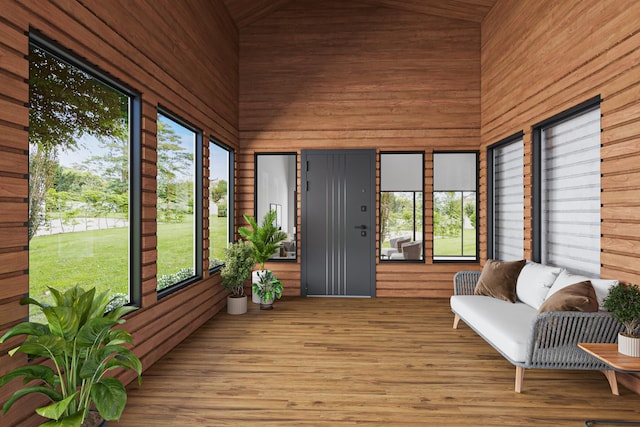 5227 S Lincoln Way, Spokane, WA 99224 - sunroom / solarium featuring a healthy amount of sunlight and vaulted ceiling