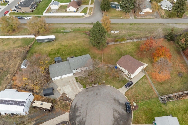 birds eye view of property featuring a residential view