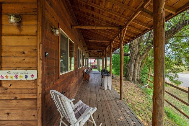 view of deck