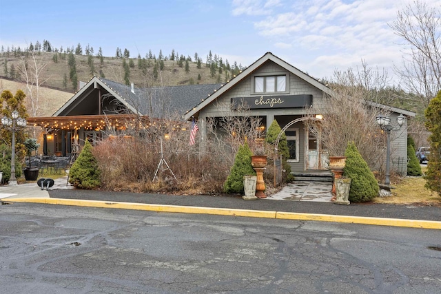 view of chalet / cabin