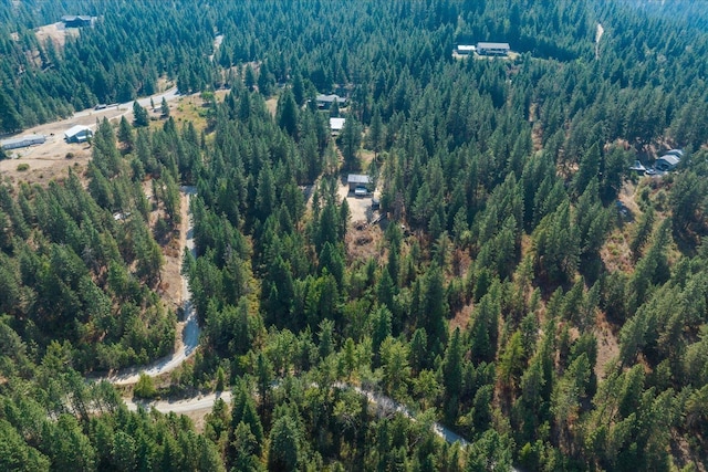 aerial view with a view of trees