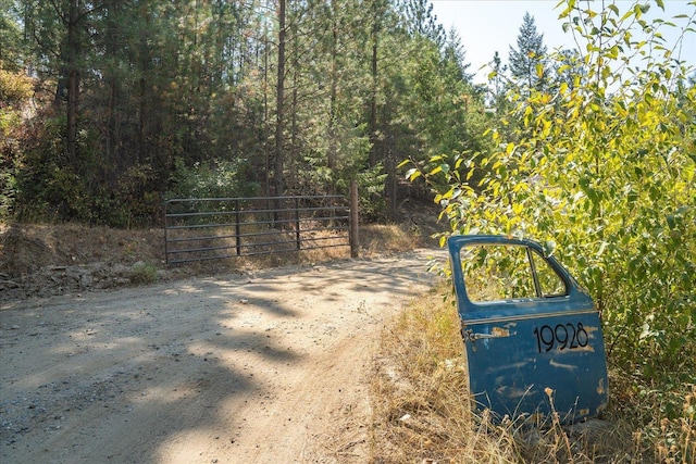 view of road