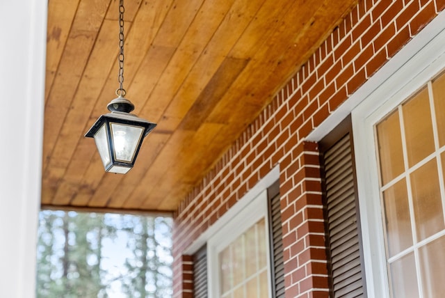 details with brick siding