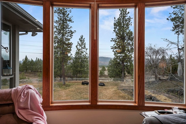 unfurnished sunroom featuring a healthy amount of sunlight