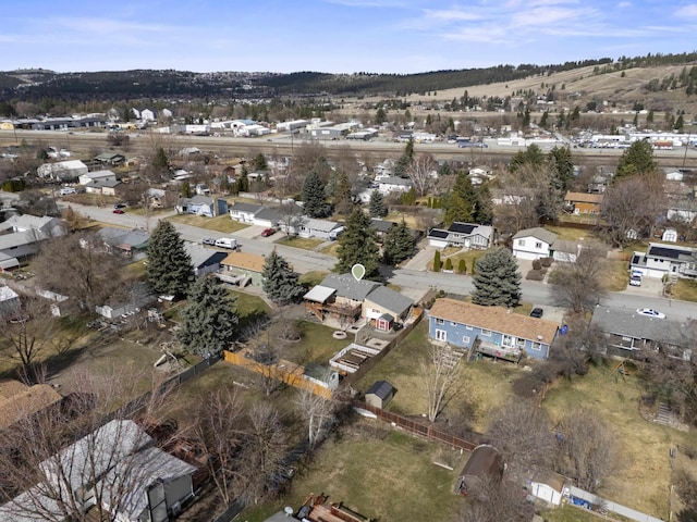 drone / aerial view featuring a residential view