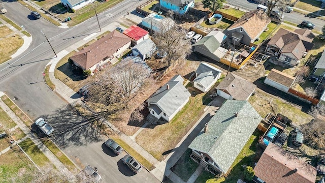 birds eye view of property featuring a residential view