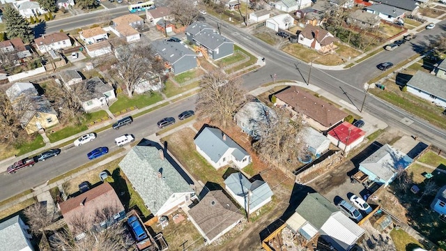 aerial view featuring a residential view