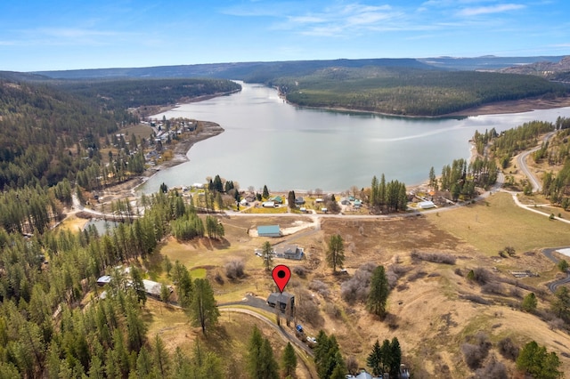 6712 C Highway 291, Nine Mile Falls, WA 99026 - view of property location featuring a nearby body of water and a heavily wooded area