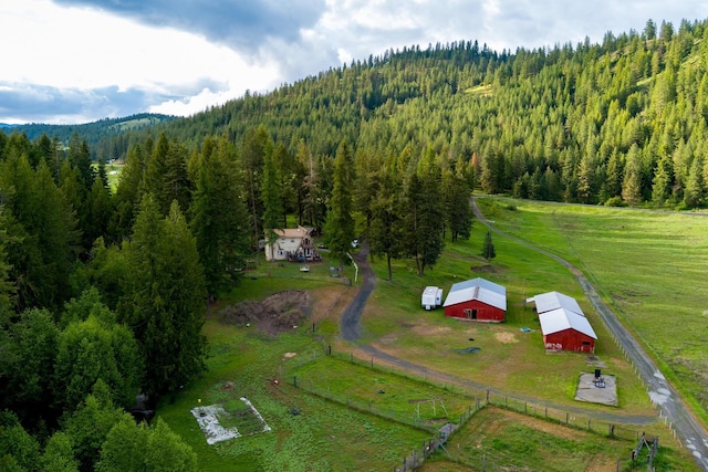 2063-A Marble Valley Basin Rd, Addy, WA 99101 - view of rural area featuring a heavily wooded area