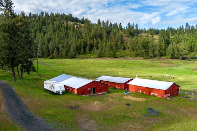 2063-A Marble Valley Basin Rd, Addy, WA 99101 - aerial view of property and surrounding area