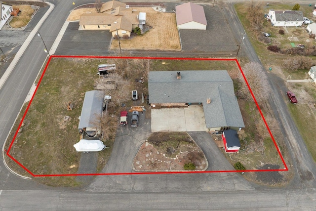 313 SE Trinity Ave, Wilbur, WA 99185 - view of property location with property parcel outlined