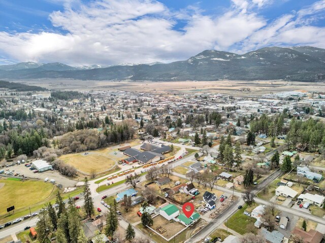 870 E 8th Ave, Colville, WA 99114 - bird's eye view with a mountain view