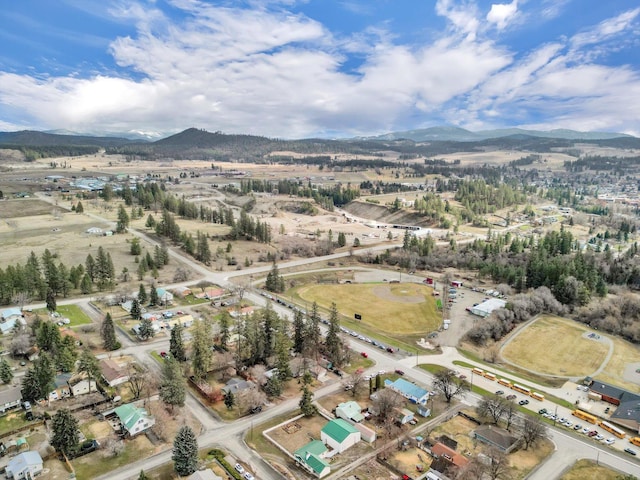 870 E 8th Ave, Colville, WA 99114 - drone / aerial view with a mountain view