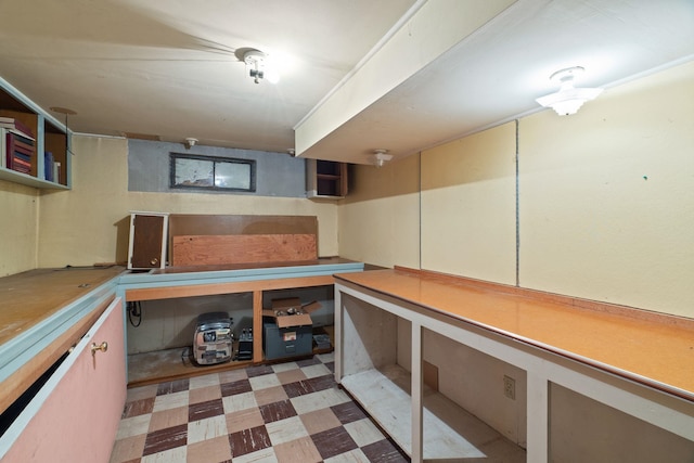 1804 S Blake Rd, Spokane Valley, WA 99216 - finished basement featuring a workshop area and light floors