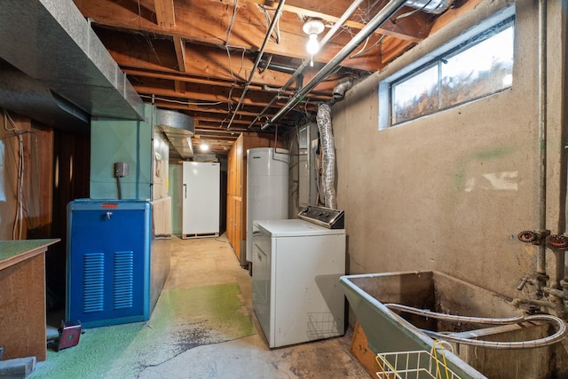 1804 S Blake Rd, Spokane Valley, WA 99216 - basement with washer / clothes dryer