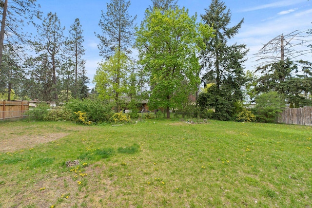 1804 S Blake Rd, Spokane Valley, WA 99216 - view of yard featuring a fenced backyard