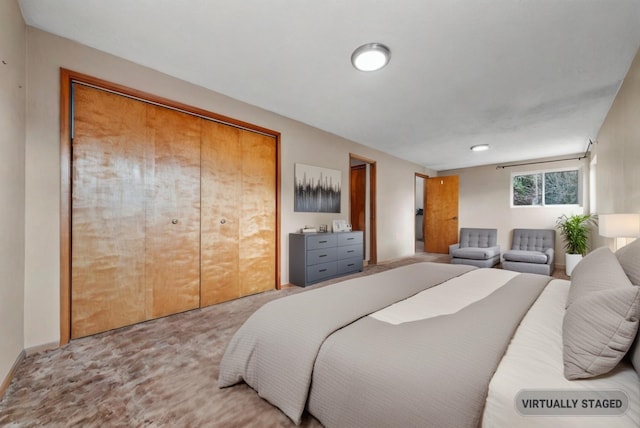 147 N Lindsey St, Tekoa, WA 99033 - carpeted bedroom with baseboards and a closet