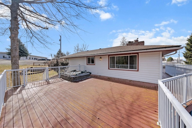147 N Lindsey St, Tekoa, WA 99033 - view of wooden terrace