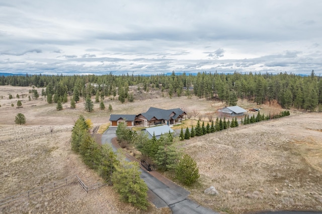 428 N Kynan Ln, Spokane, WA 99224 - aerial view featuring a forest view and a rural view