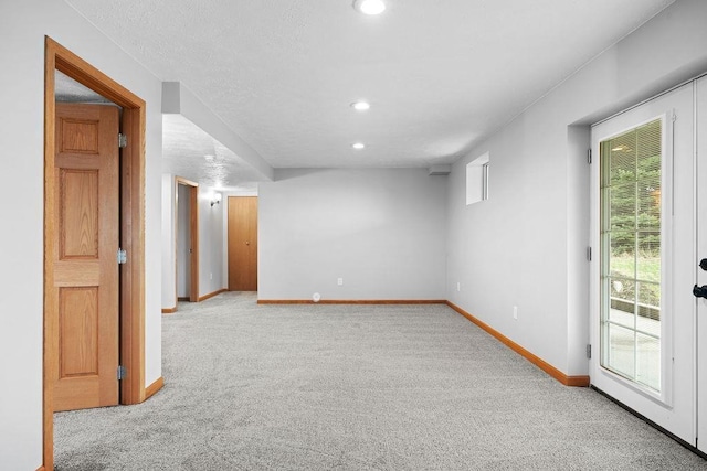 12115 E Wedgewood Ct, Spokane, WA 99217 - spare room with carpet floors, baseboards, and recessed lighting