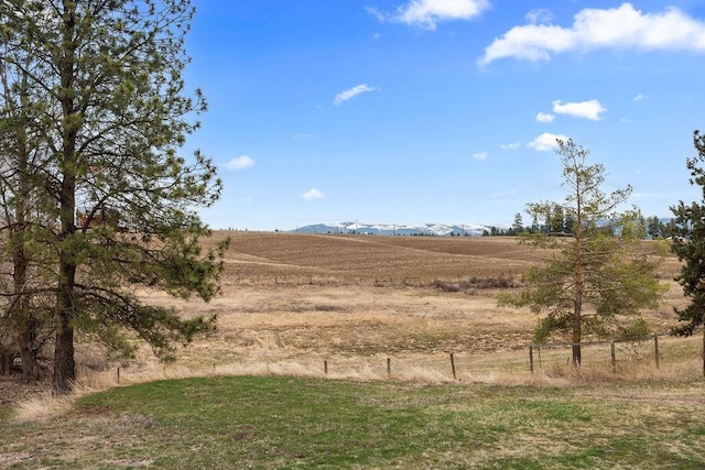 12115 E Wedgewood Ct, Spokane, WA 99217 - view of yard featuring a mountain view and a view of rural / pastoral area
