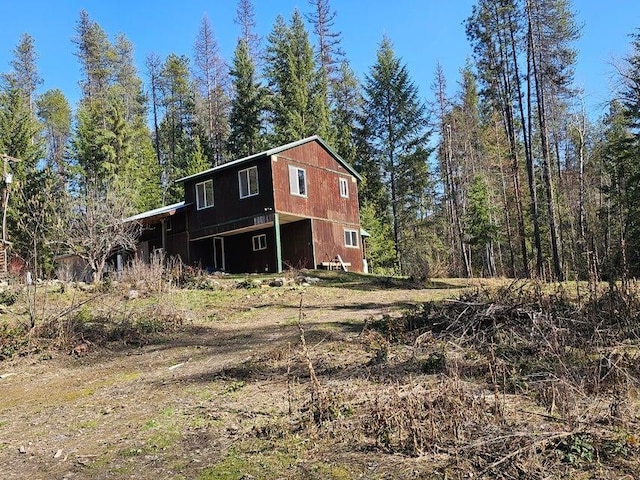 3610 Sand Creek Rd, Kettle Falls, WA 99141 - exterior space featuring a forest view