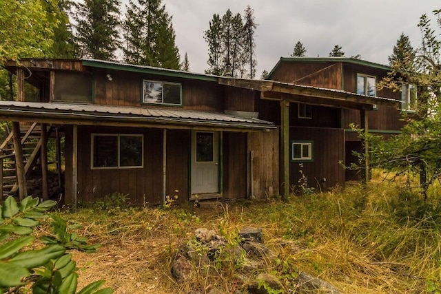 3610 Sand Creek Rd, Kettle Falls, WA 99141 - back of house with metal roof