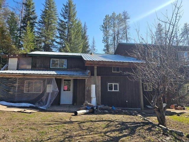3610 Sand Creek Rd, Kettle Falls, WA 99141 - view of front of house featuring metal roof