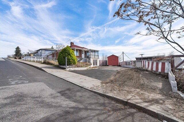 view of street with sidewalks
