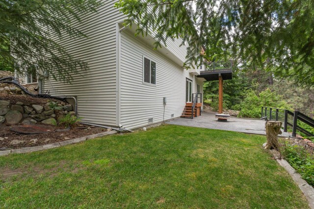 4720 S Wildwood Ln, Spokane, WA 99206 - view of yard featuring a patio area