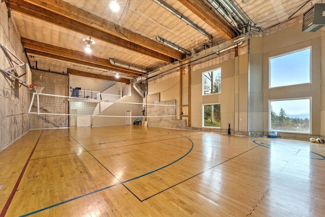 6808 S Jackson Ridge Ln, Greenacres, WA 99016 - view of basketball court featuring volleyball court, a healthy amount of sunlight, and community basketball court