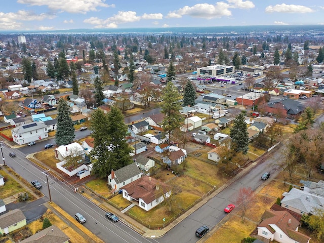 bird's eye view featuring a residential view