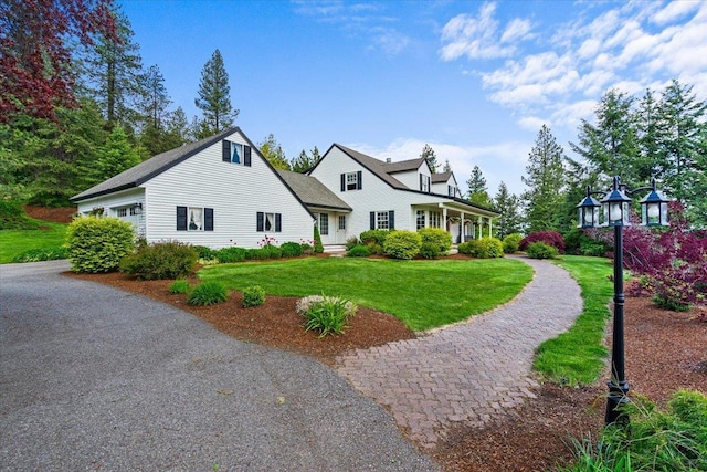 6814 S Jackson Ridge Ln, Greenacres, WA 99016 - view of front of home featuring a front lawn