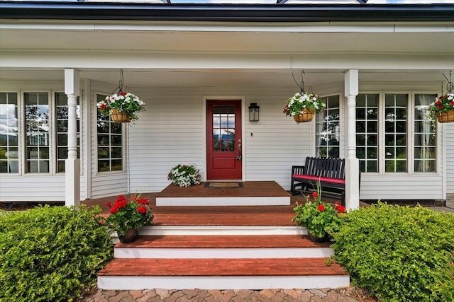 6814 S Jackson Ridge Ln, Greenacres, WA 99016 - doorway to property with covered porch