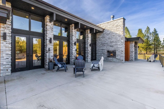 27809 N Bruce Rd, Chattaroy, WA 99003 - view of patio with french doors