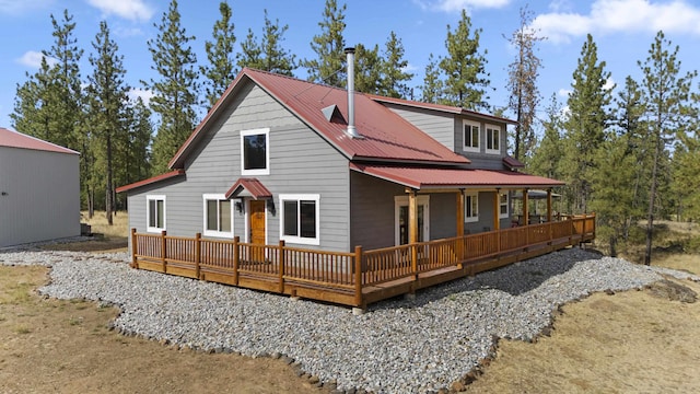 27820 W Drumheller Rd, Cheney, WA 99004 - back of property with metal roof