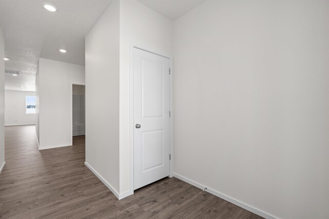 805 E 5th St, Deer Park, WA 99006 - interior space with baseboards, wood finished floors, and recessed lighting