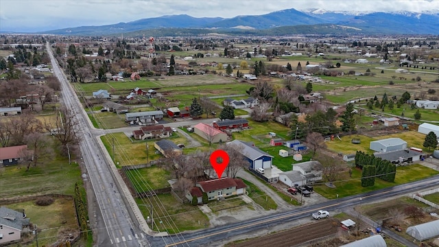 4718 N Campbell Rd, Otis Orchards, WA 99027 - aerial overview of property's location with mountains