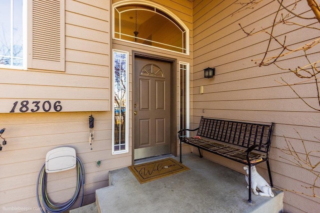 view of entrance to property