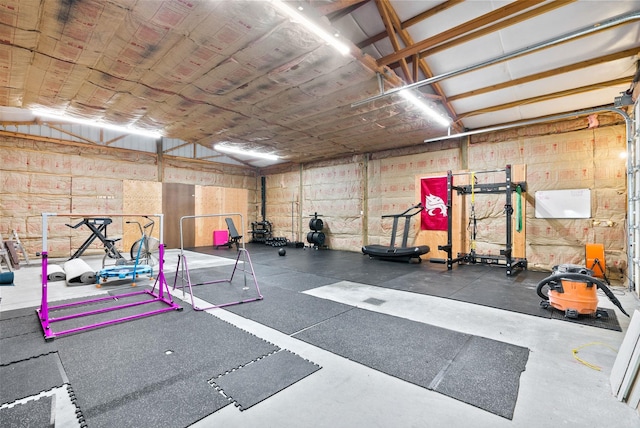 14505 W Coulee Hite Rd, Spokane, WA 99224 - exercise room with metal wall