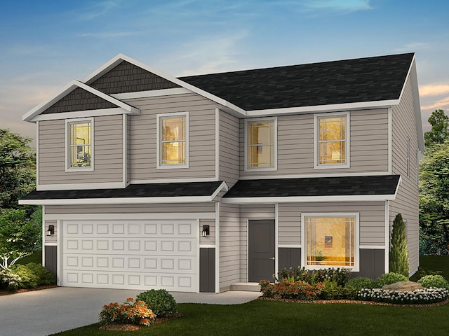 509 N Arc Ct, Spokane Valley, WA 99016 - view of front facade with driveway and an attached garage