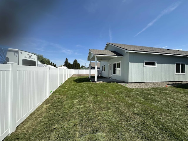 18517 E Michielli Ln, Spokane Valley, WA 99016 - view of yard featuring a patio