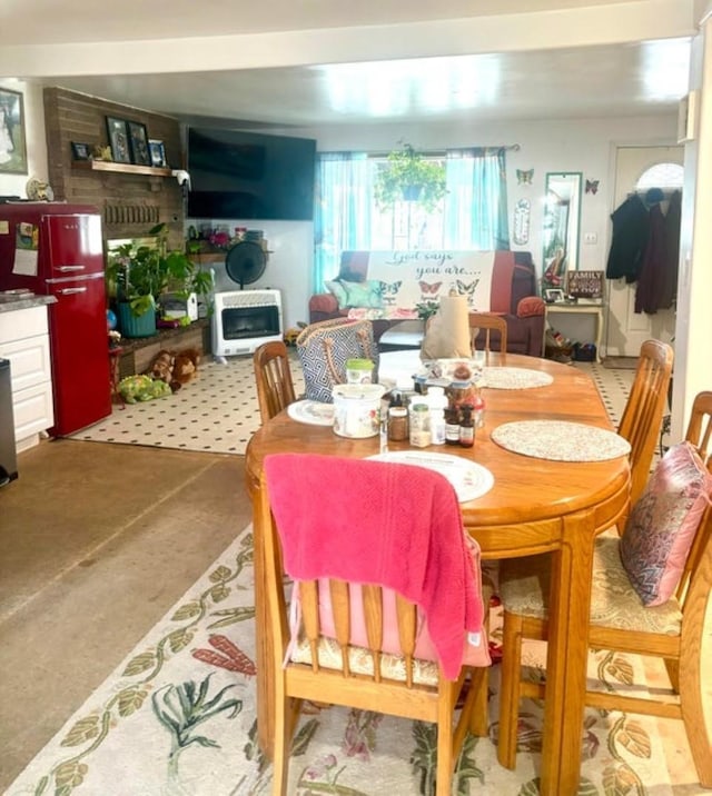 view of dining area