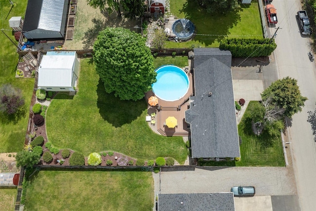 305 S Steen Rd, Veradale, WA 99037 - drone / aerial view of a pool