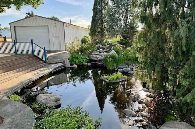 view of dock