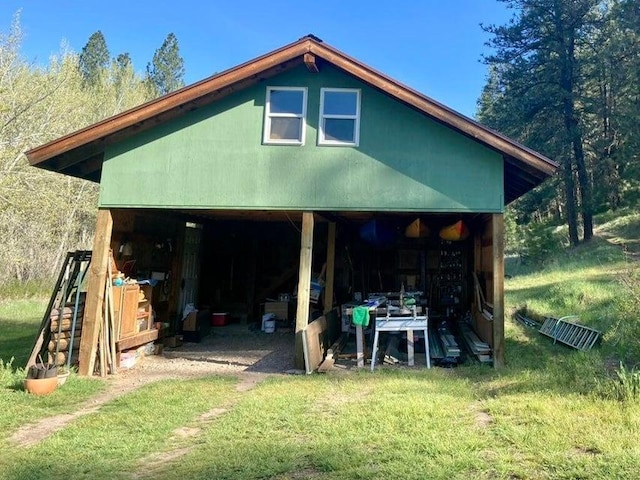 3434G Rockcut Rd, Kettle Falls, WA 99141 - view of pole building with a yard