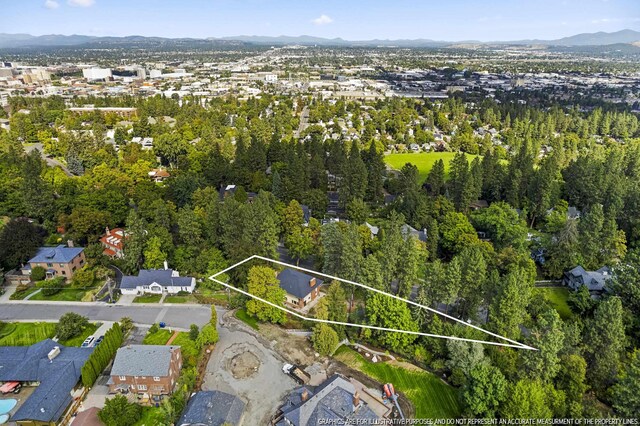 540 E Rockwood Blvd, Spokane, WA 99202 - aerial view featuring a mountain view